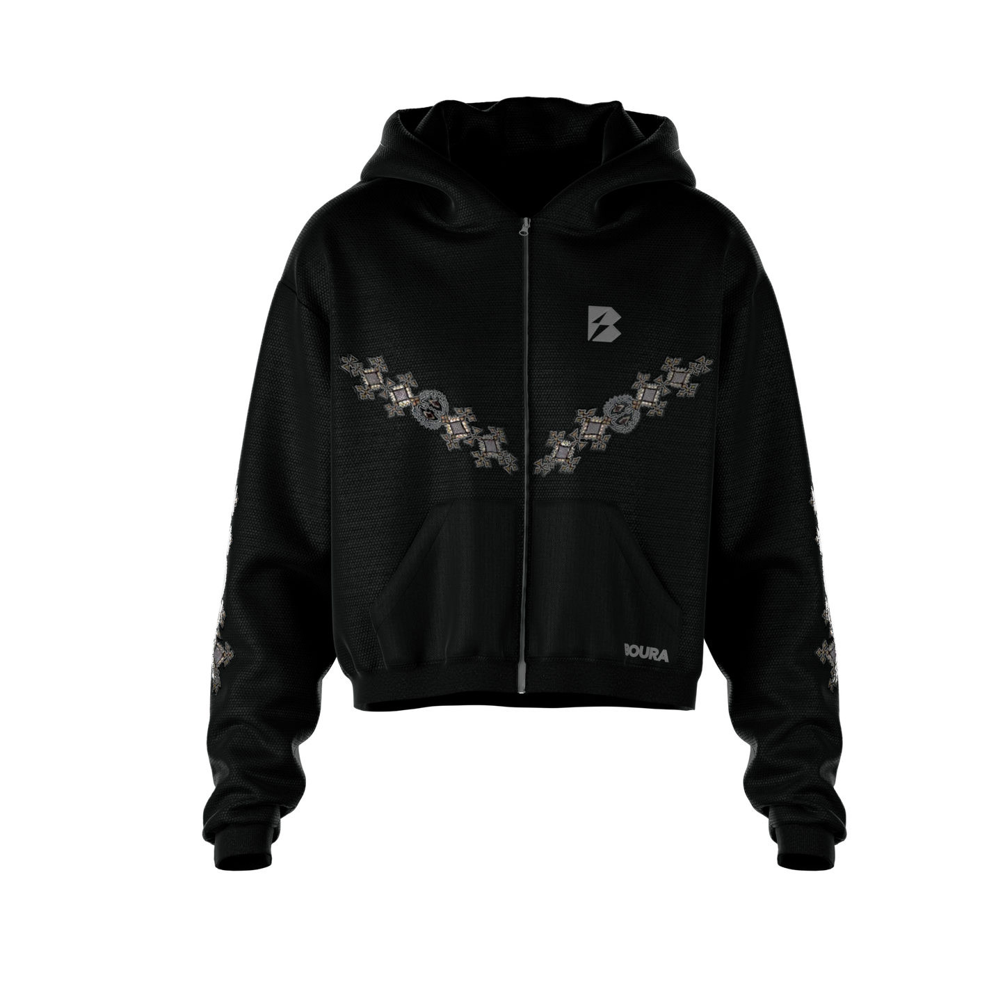 BOURA PATTERN HODDIE-HERITAGE INSPIRED STREETWEAR